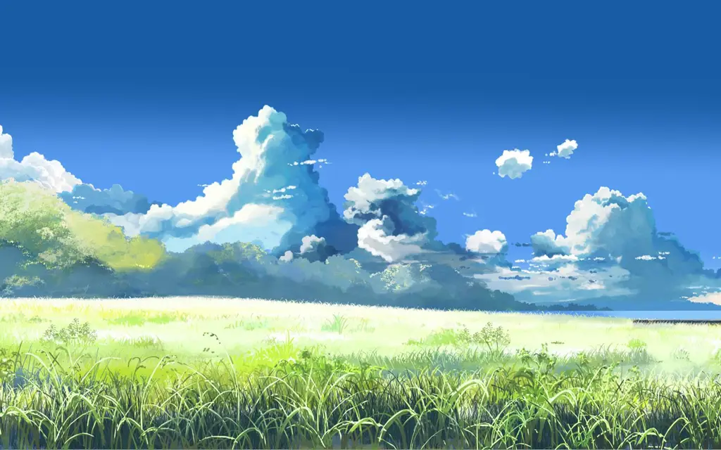 Pemandangan Menakjubkan Pemandangan indah khas anime Jepang dalam film Makoto Shinkai