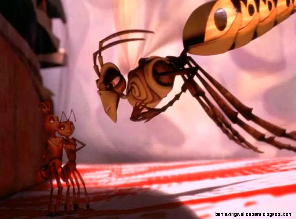 Poster film anime bertema semut Poster film semut yang menakjubkan