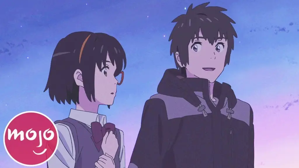 Momen romantis yang mengharukan dari film anime Gambar adegan romantis dari film anime