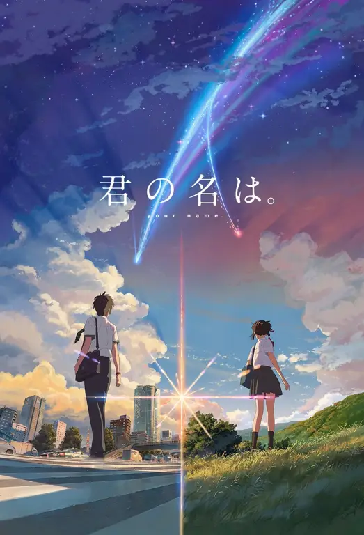 Your Name.: Sebuah kisah cinta yang mengharukan Gambar adegan dari anime Your Name.