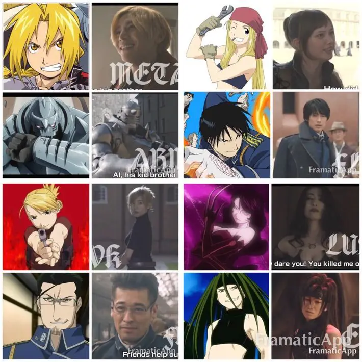 Perbedaan Live Action dan Anime Fullmetal Alchemist Perbedaan antara live action dan anime Fullmetal Alchemist
