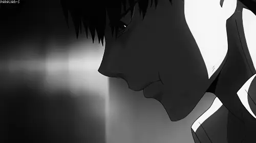 Adegan mengharukan dalam film Gambar gadis anime sedih sedang menangis