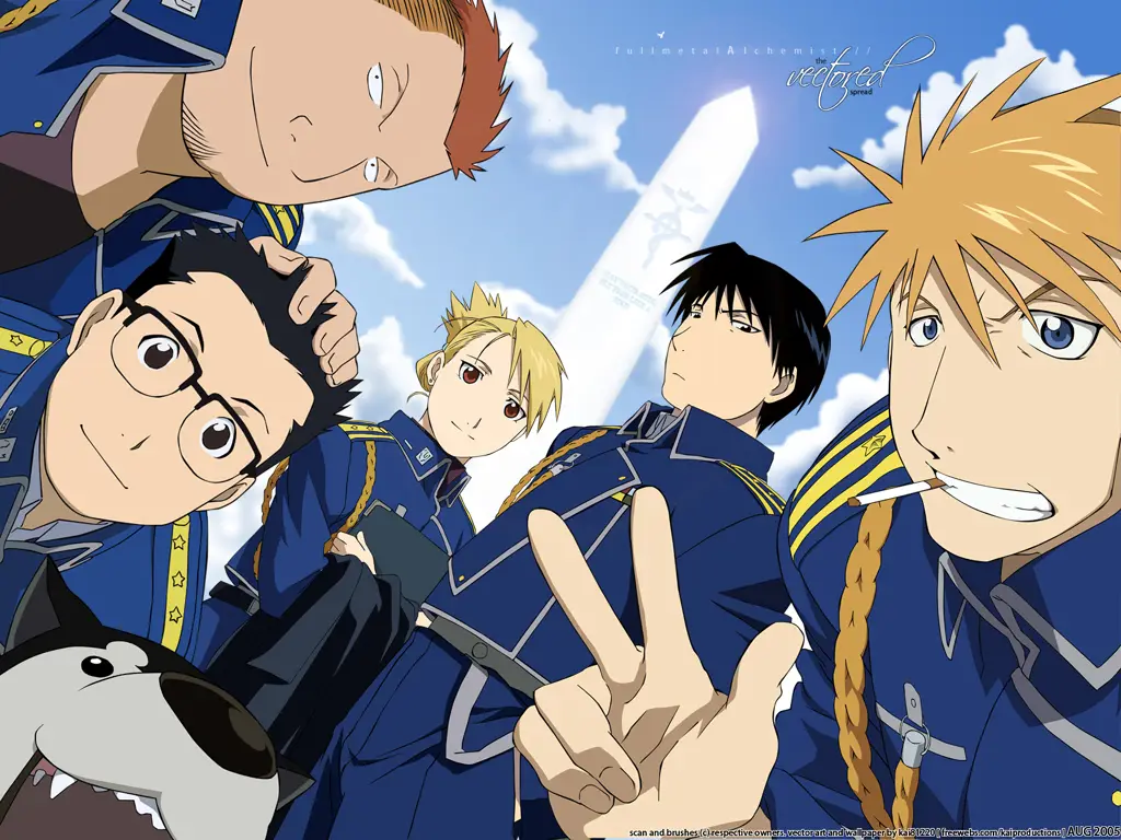 Pemandangan alam yang indah dalam dunia Fullmetal Alchemist Pemandangan alam dalam anime Fullmetal Alchemist