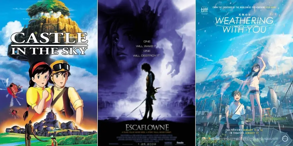 Poster film anime romantis pilihan Berbagai macam poster film anime romantis