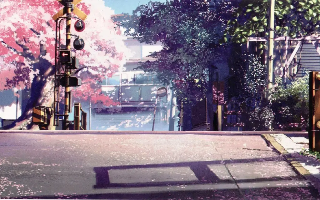 Keindahan visual yang memukau dalam 5 Centimeter Per Second Pemandangan indah dalam film anime 5 Centimeter Per Second