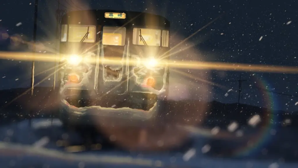 Momen mengharukan dalam 5 Centimeter Per Second Adegan dari anime 5 Centimeter Per Second