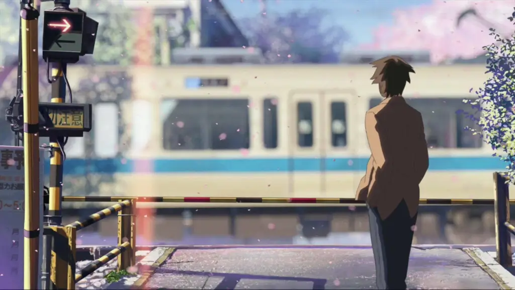 Momen-momen berkesan dalam 5 Centimeter Per Second Gambar diam dari anime movie 5 Centimeter Per Second
