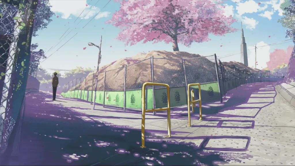 Keindahan Desa Oshino Pemandangan desa yang indah dalam anime 5 Centimeter Per Second