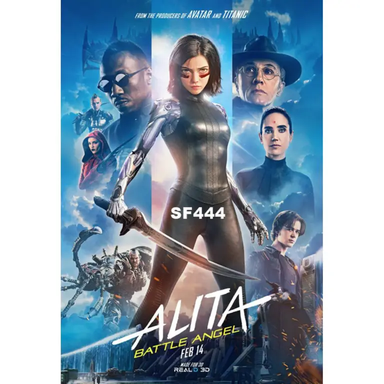 Perbandingan visual antara film dan manga Poster film Alita: Battle Angel