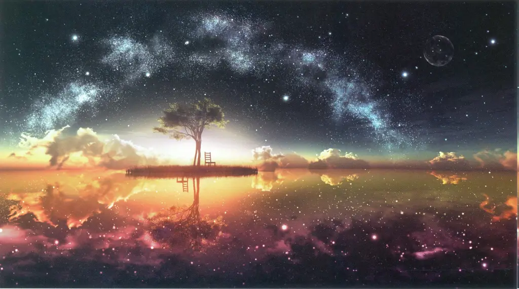 Pemandangan Menakjubkan dari Film Anime Gambar pemandangan indah dari film anime