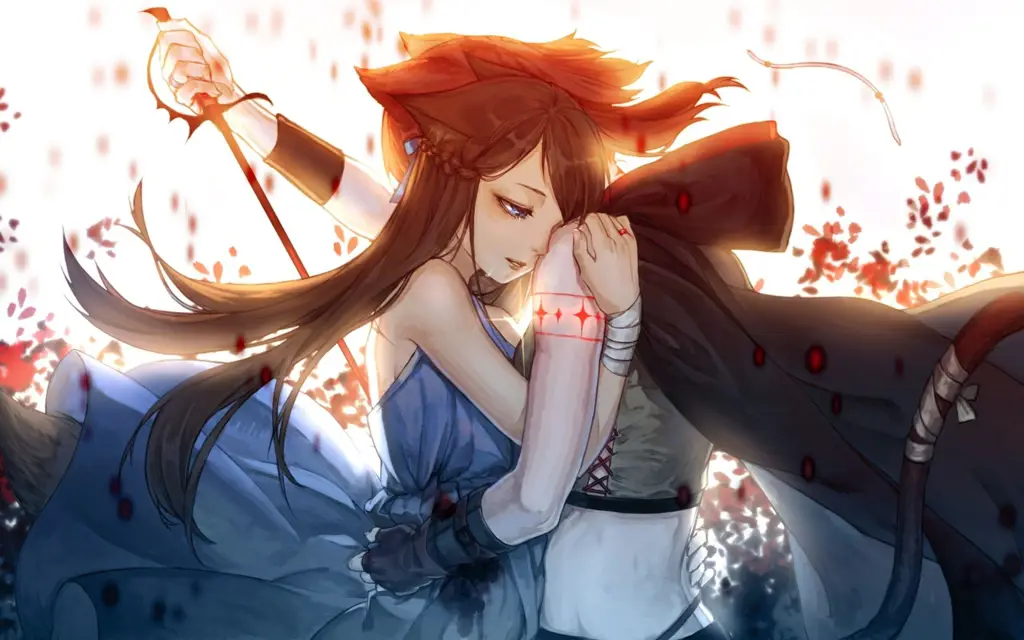 Kesedihan dan Keromantisan dalam Anime Pasangan anime yang menangis, menggambarkan kesedihan dan keromantisan