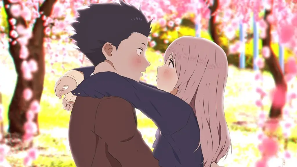 Berbagai Adegan Romantis dari Film Anime Cuplikan adegan romantis dari berbagai film anime