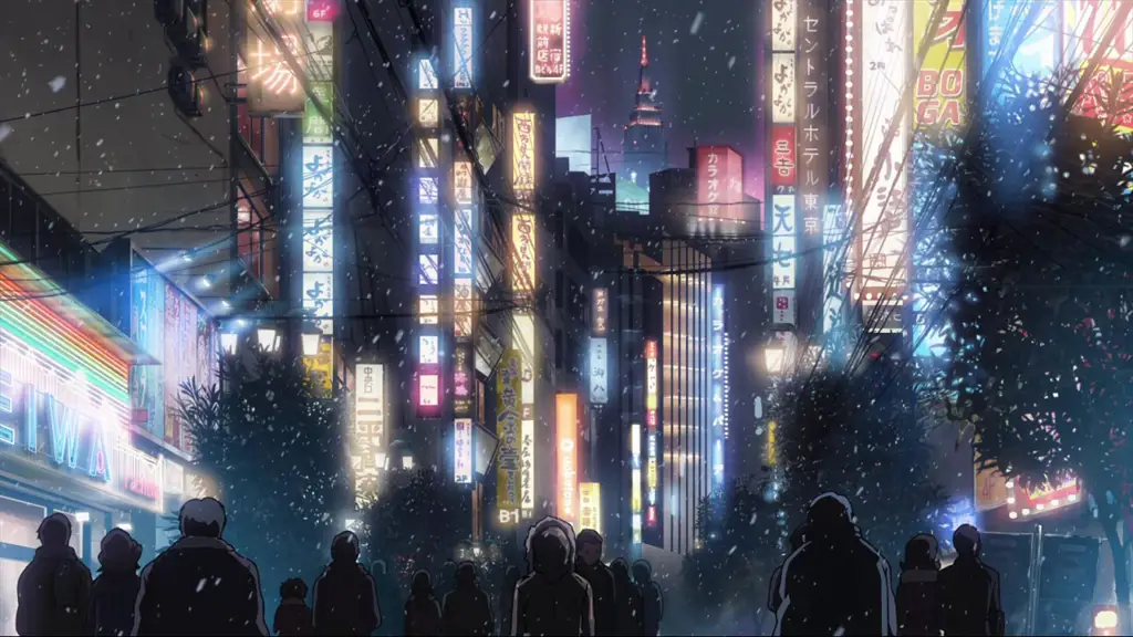 Pemandangan Anime Jepang Pemandangan indah di film anime Jepang