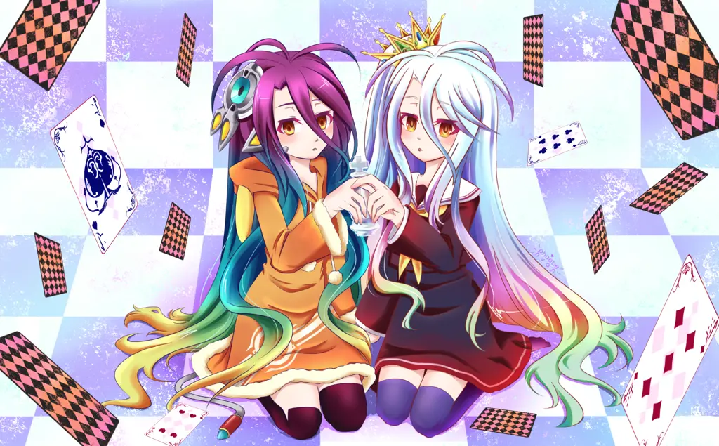 Riku dan Shuvi, Dua Sosok Penting dalam No Game No Life Zero Gambar Riku dan Shuvi dari No Game No Life Zero