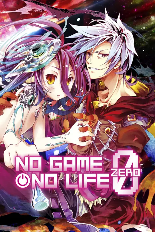 Adegan Pertarungan yang Menegangkan Gambar adegan pertarungan dari No Game No Life Zero