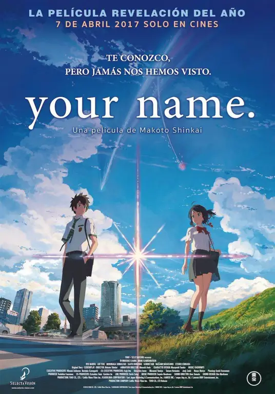 Poster film Your Name.
