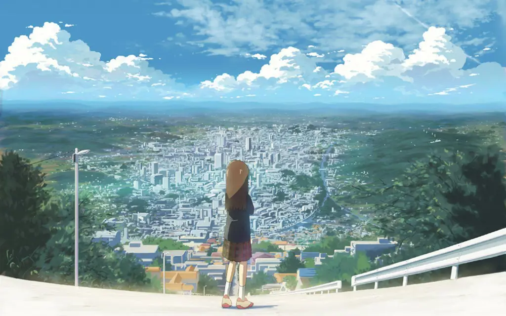 Keindahan visual anime Jepang Pemandangan indah dalam anime movie Jepang