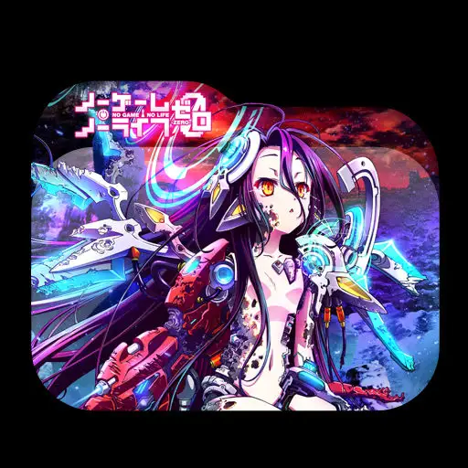 Poster utama anime movie No Game No Life Zero Gambar poster utama No Game No Life Zero