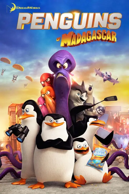 Poster Film Anime Penguin Poster film anime yang menampilkan penguin
