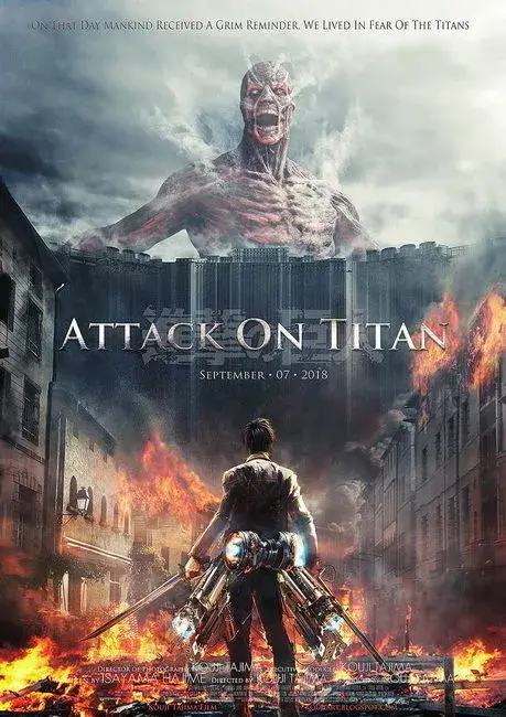 Poster Film Attack on Titan 2 Poster Attack on Titan Movie 2