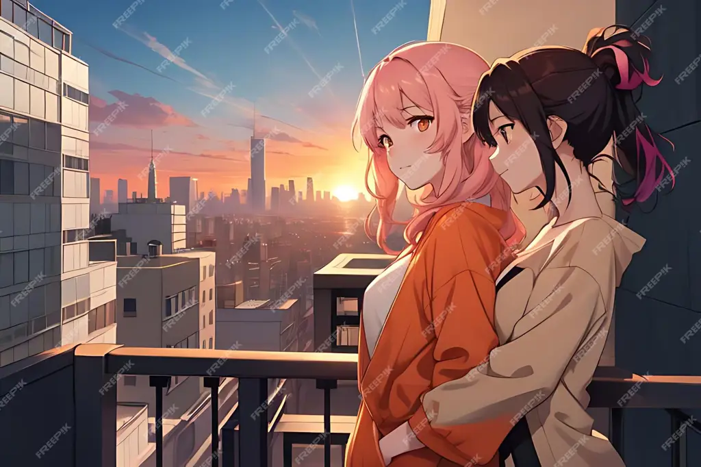 Contoh Adegan Romantis Implisit dalam Anime Gambar adegan romantis anime yang implisit