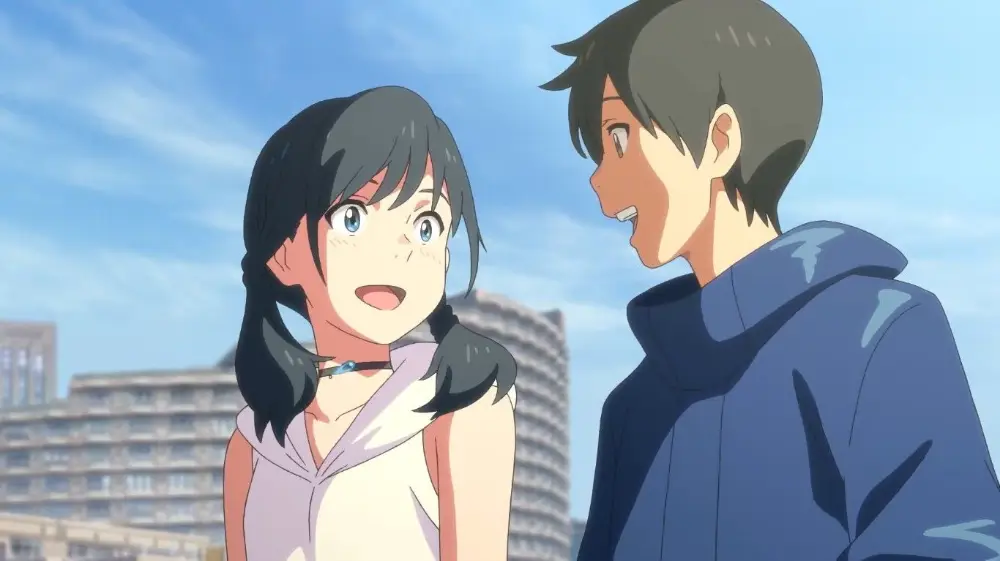 Potret Hodaka dan Hina Hodaka dan Hina dalam Weathering With You