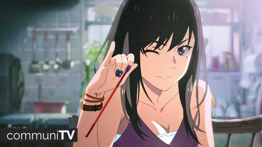 Rekomendasi Film Anime Terbaik Gambar yang menampilkan berbagai poster film anime