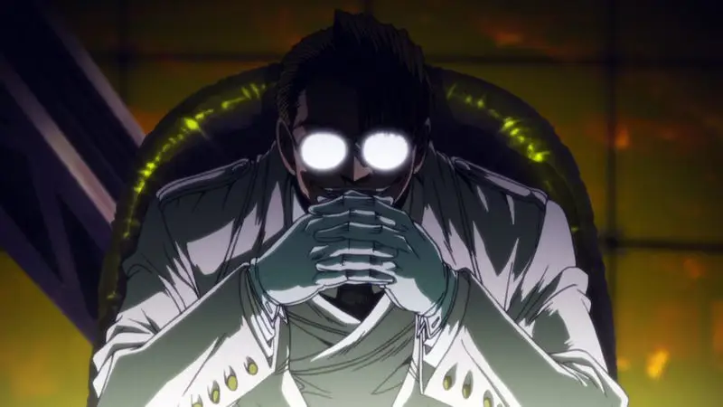 Desain karakter yang ikonik dan menakutkan Contoh desain karakter bos jahat anime
