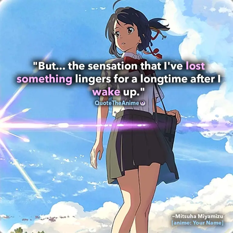 Adegan dari film Your Name.