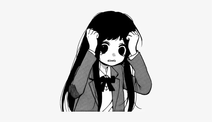 Tekanan Kerja di Dunia Animasi Gambar karakter anime yang stres akibat tekanan kerja