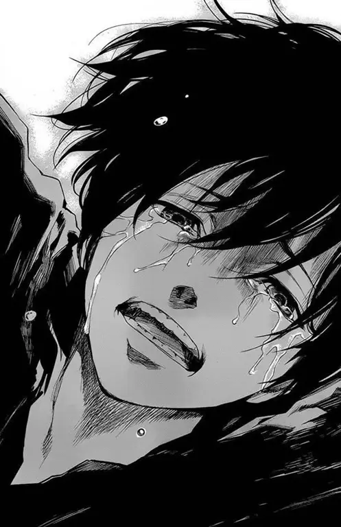 Ekspresi wajah anime yang sedang menangis Ekspresi wajah anime yang sedang menangis