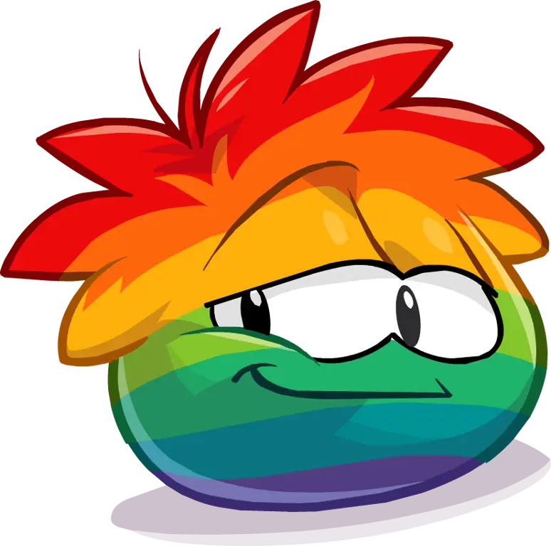 Puffle-puffle lucu yang akan menambah keseruan film Gambar berbagai jenis puffle lucu di Club Penguin