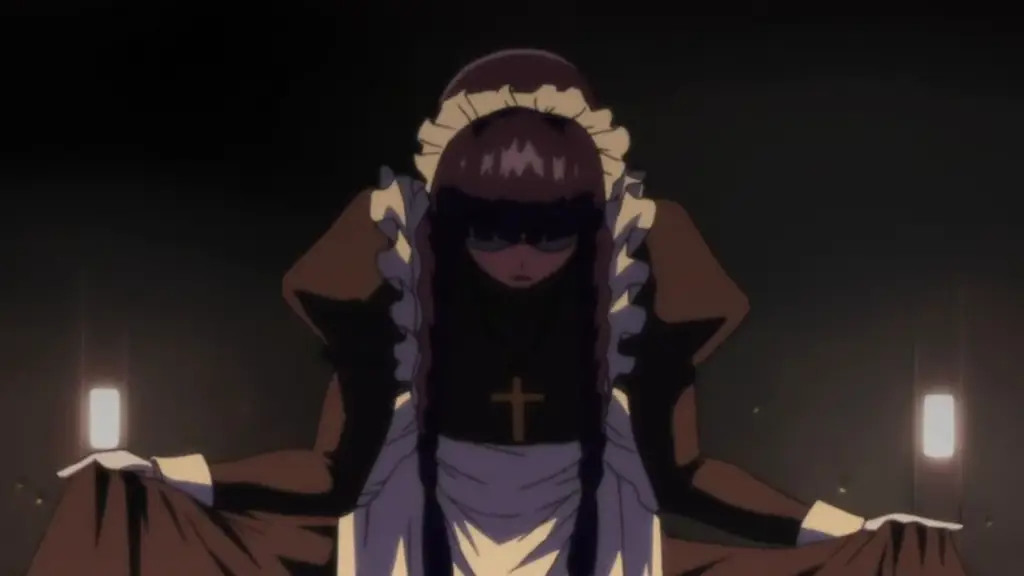 Kehebatan Aksi Roberta dalam Black Lagoon Gambar adegan pertarungan Roberta di Black Lagoon