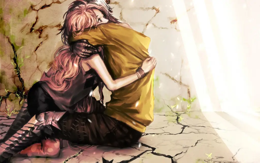 Kebahagiaan pasangan anime Pasangan anime yang bahagia
