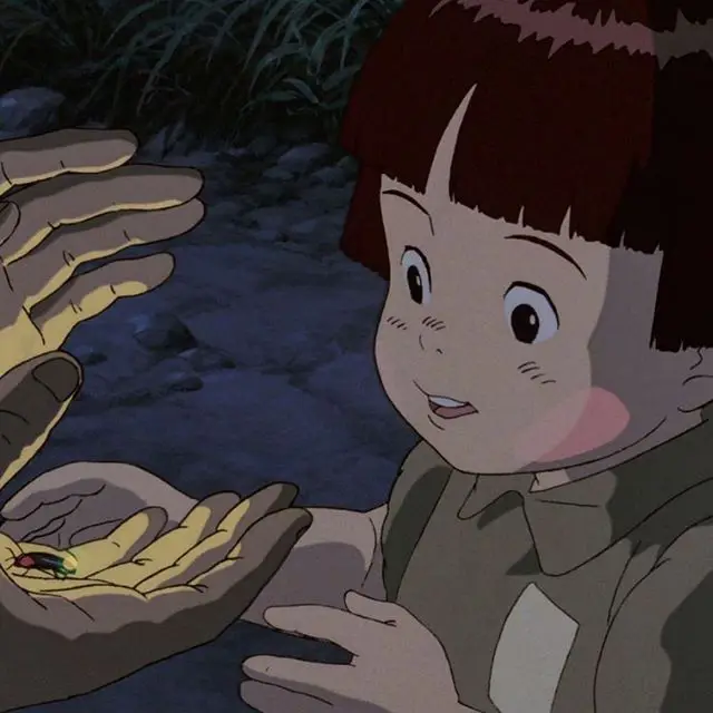 Gambar dari film Grave of the Fireflies. Gambar diam dari film Grave of the Fireflies.