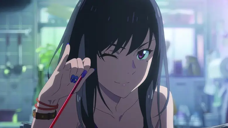 Pasangan yang sedang jatuh cinta dalam film anime Pasangan dalam film anime romance