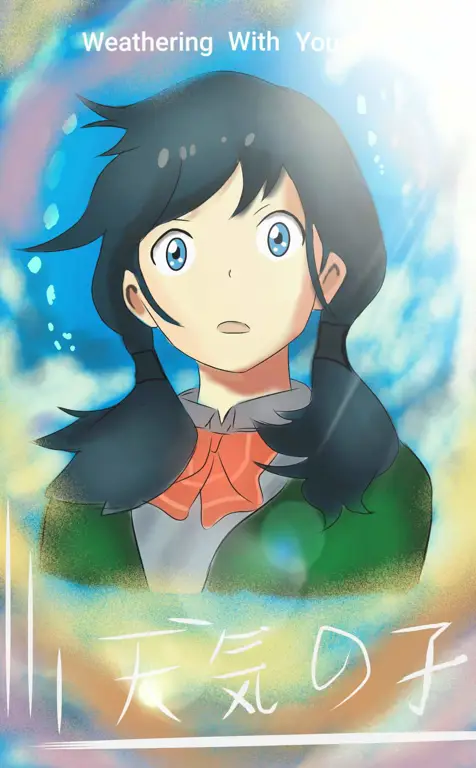 Hina Amano, tokoh utama Tenki no Ko Gambar Hina Amano dari film Tenki no Ko