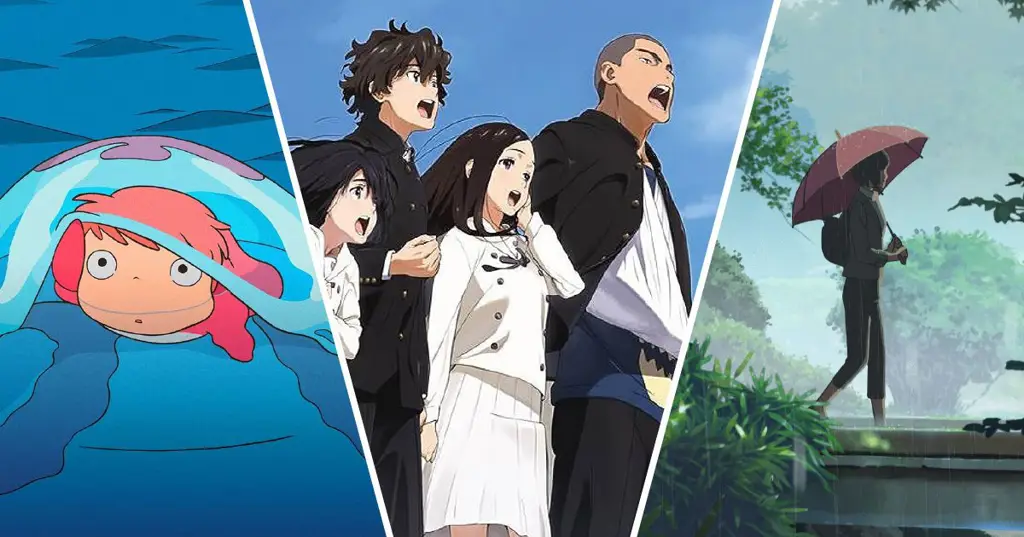 Ilustrasi seseorang yang sedang menonton film anime Menonton film anime