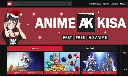 Antarmuka situs download anime Contoh antarmuka situs web download anime