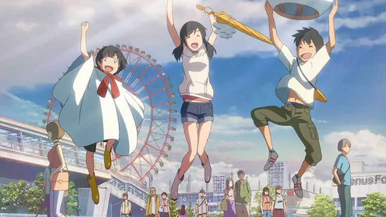 Hodaka dan Himari dalam Tenki no Ko Karakter utama dalam film Tenki no Ko