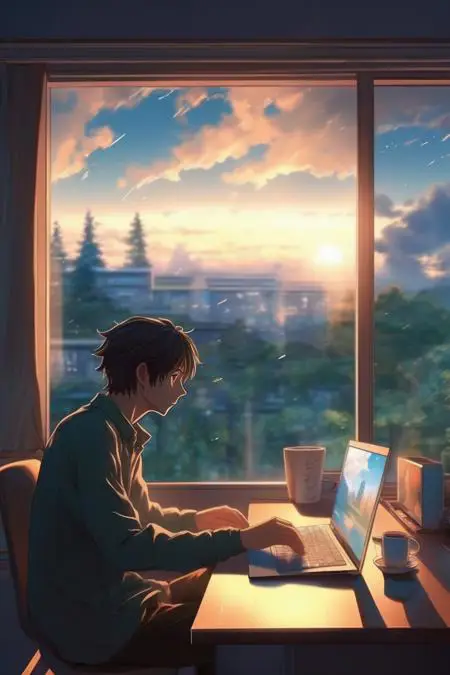 Animasi khas Makoto Shinkai Gaya khas animasi Makoto Shinkai