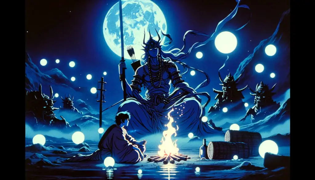 Kualitas gambar yang tajam dalam resolusi tinggi Adegan film anime yang menakjubkan