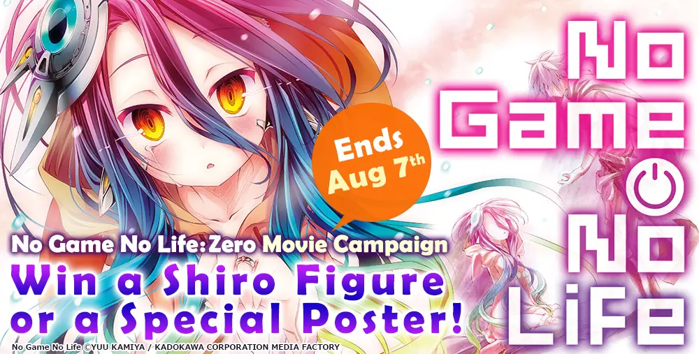Poster film No Game No Life Zero Poster film No Game No Life Zero