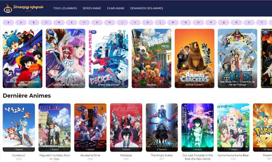 Kemudahan Akses dan Navigasi Antarmuka situs streaming anime yang sederhana dan mudah digunakan.