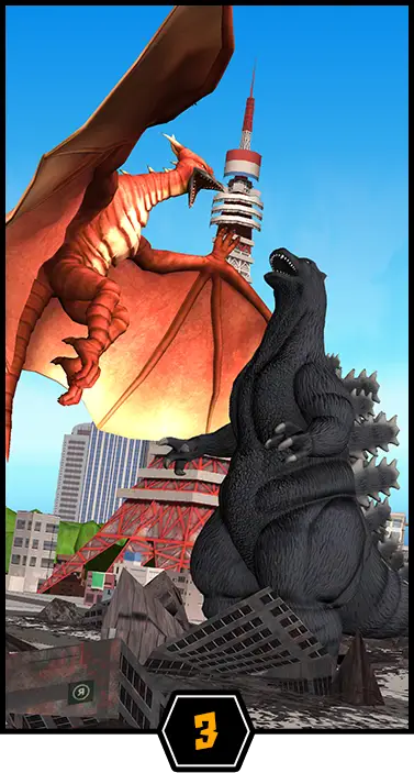 Godzilla Mengamuk dalam Dunia Anime Adegan kehancuran kota akibat serangan Godzilla dalam anime