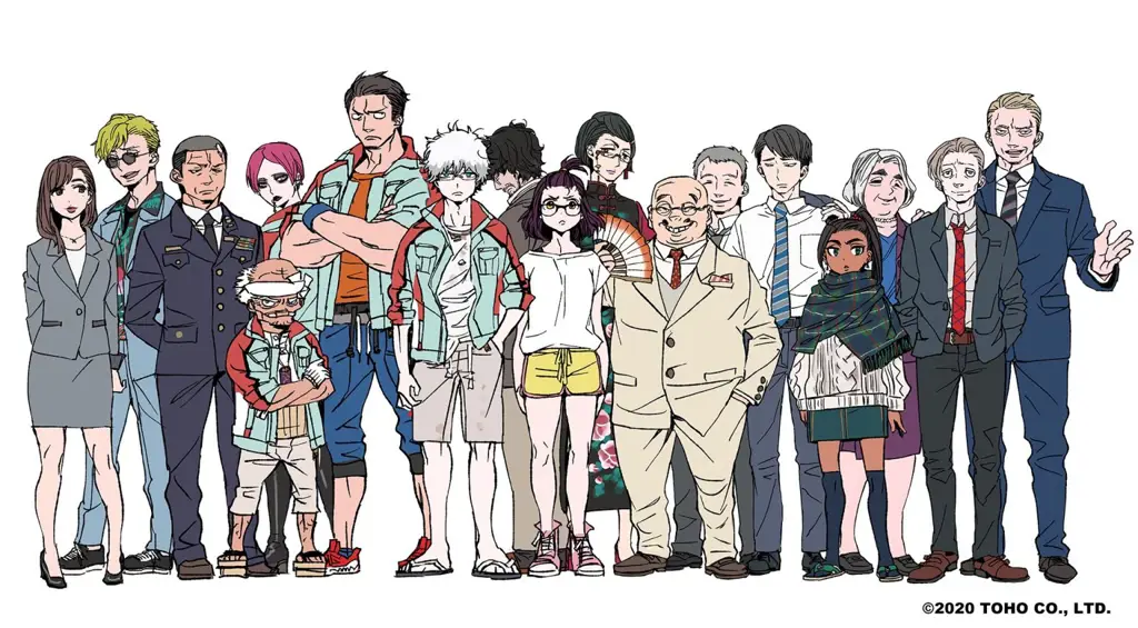 Karakter Manusia yang Berjuang Karakter manusia dalam anime Godzilla