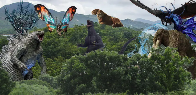 Pertempuran Sengit Godzilla Godzilla melawan monster lain dalam anime