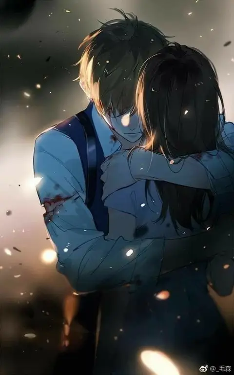 Pasangan Romantis dalam Film Anime Gambar pasangan romantis dari film anime
