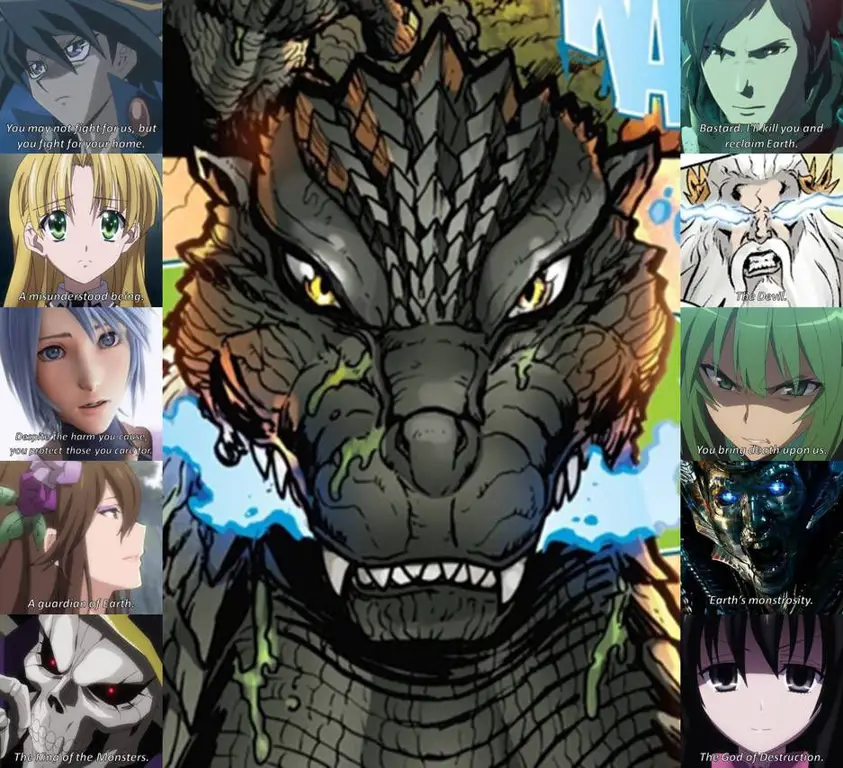 Karakter Godzilla yang ikonik dalam versi anime Desain karakter Godzilla dalam anime