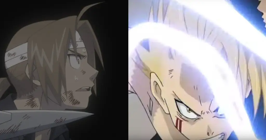 Adegan pertarungan dalam anime Fullmetal Alchemist